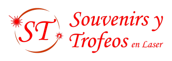 Souvenirs y Trofeos en Laser logo